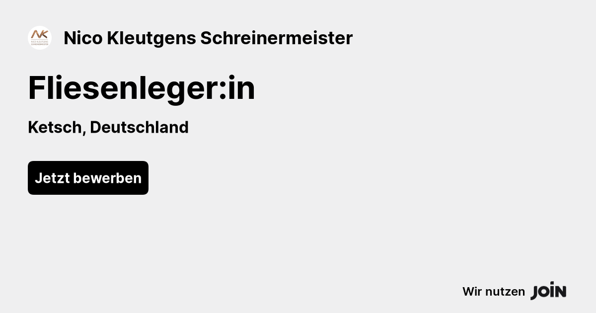 Nico Kleutgens Schreinermeister logo