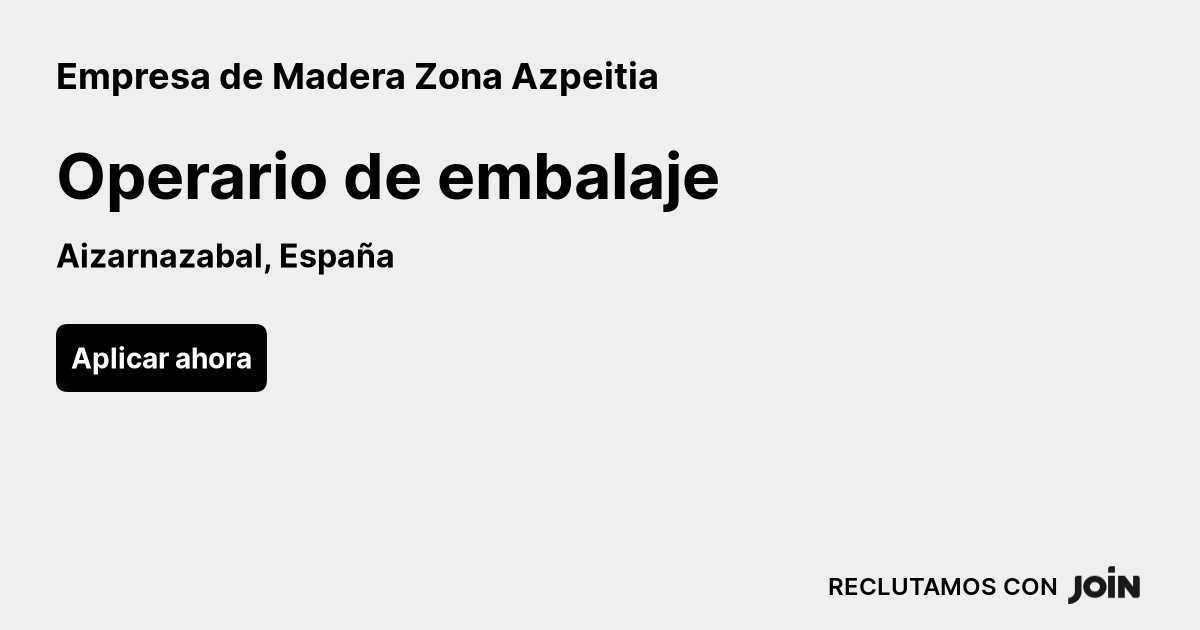 Empresa de Madera Zona Azpeitia logo