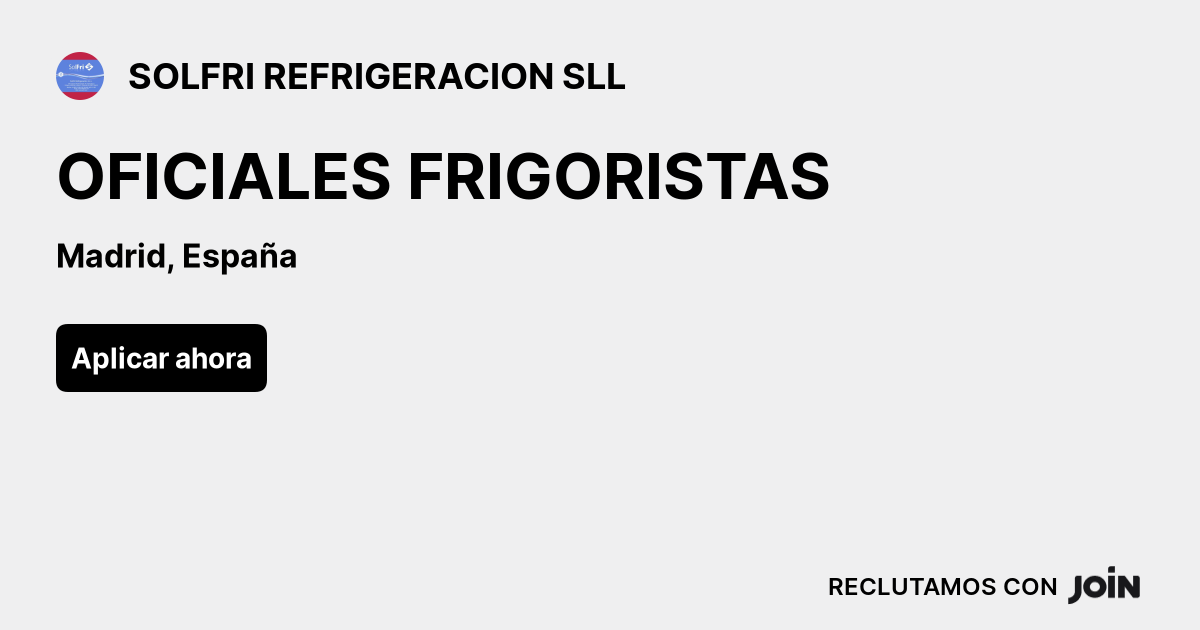 SOLFRI REFRIGERACION SLL logo