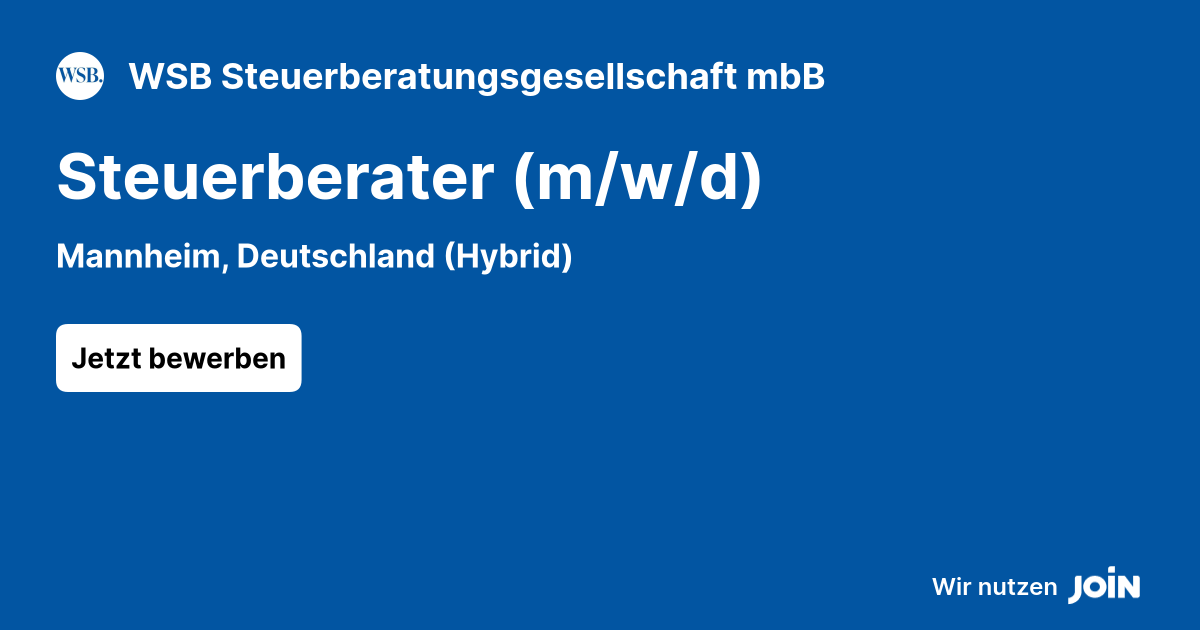 WSB Steuerberatungsgesellschaft mbB logo