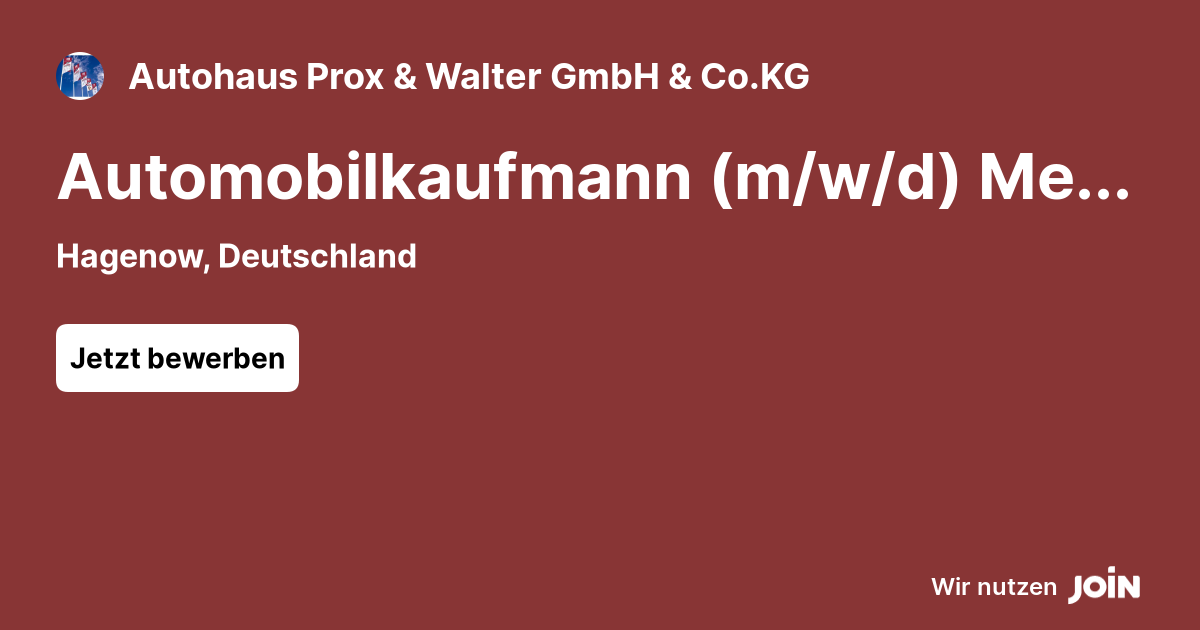 Autohaus Prox & Walter GmbH & Co.KG logo
