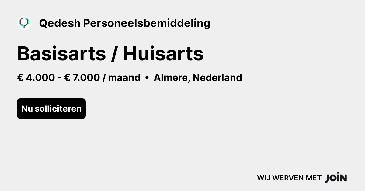Qedesh Personeelsbemiddeling logo
