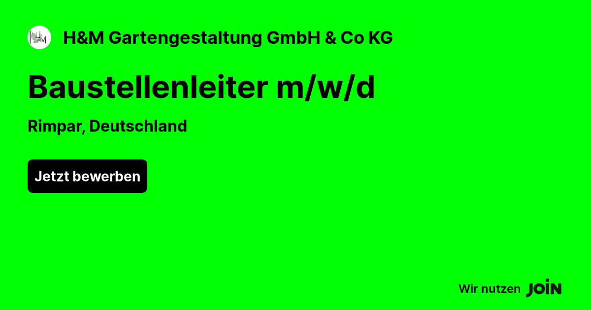 H&M Gartengestaltung GmbH & Co KG logo