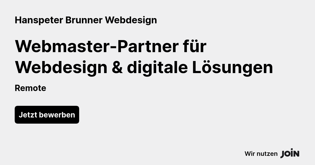 Hanspeter Brunner Webdesign logo