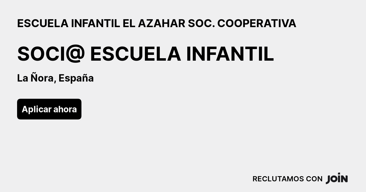 ESCUELA INFANTIL EL AZAHAR SOC. COOPERATIVA logo