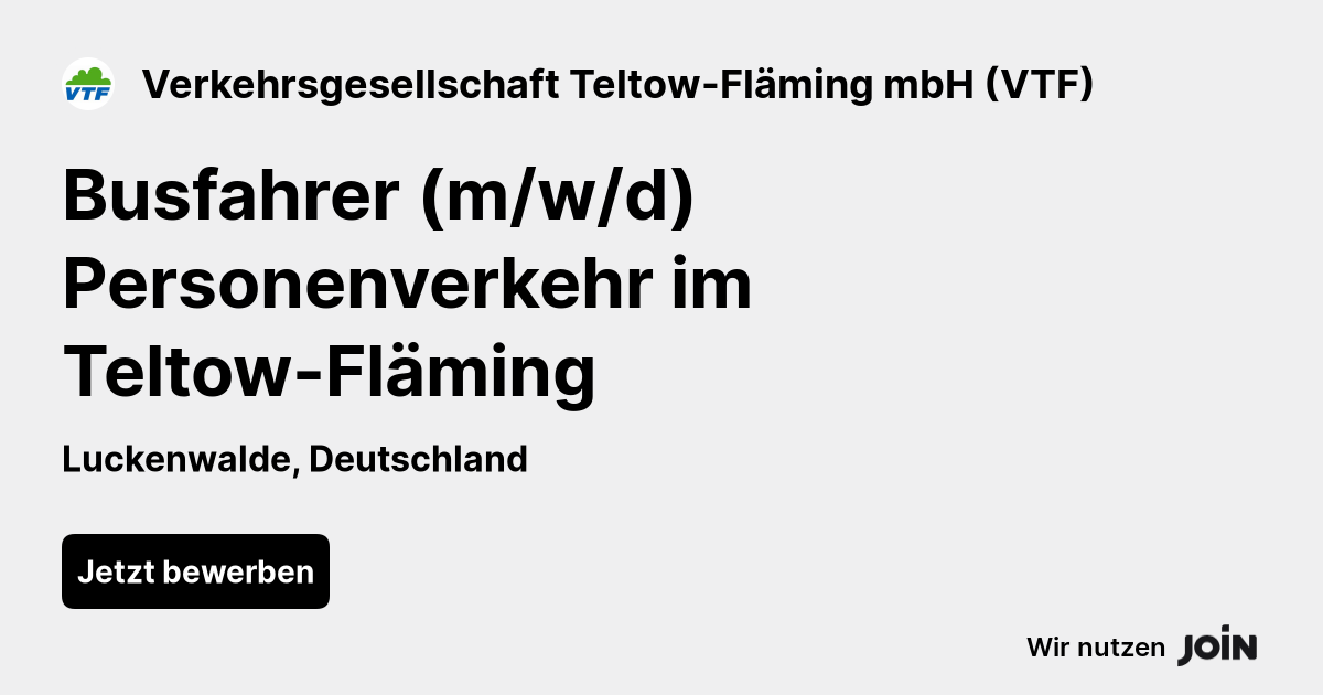 Verkehrsgesellschaft Teltow-Fläming mbH (VTF) logo