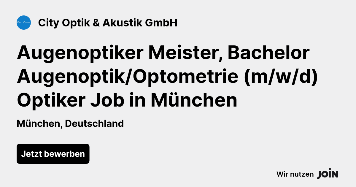City Optik & Akustik GmbH logo