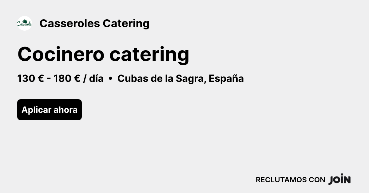 Casseroles Catering logo